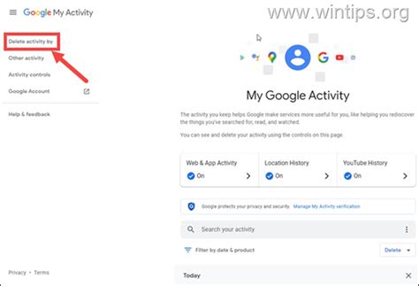 myactivity.google.com history delete|Take control of results about you